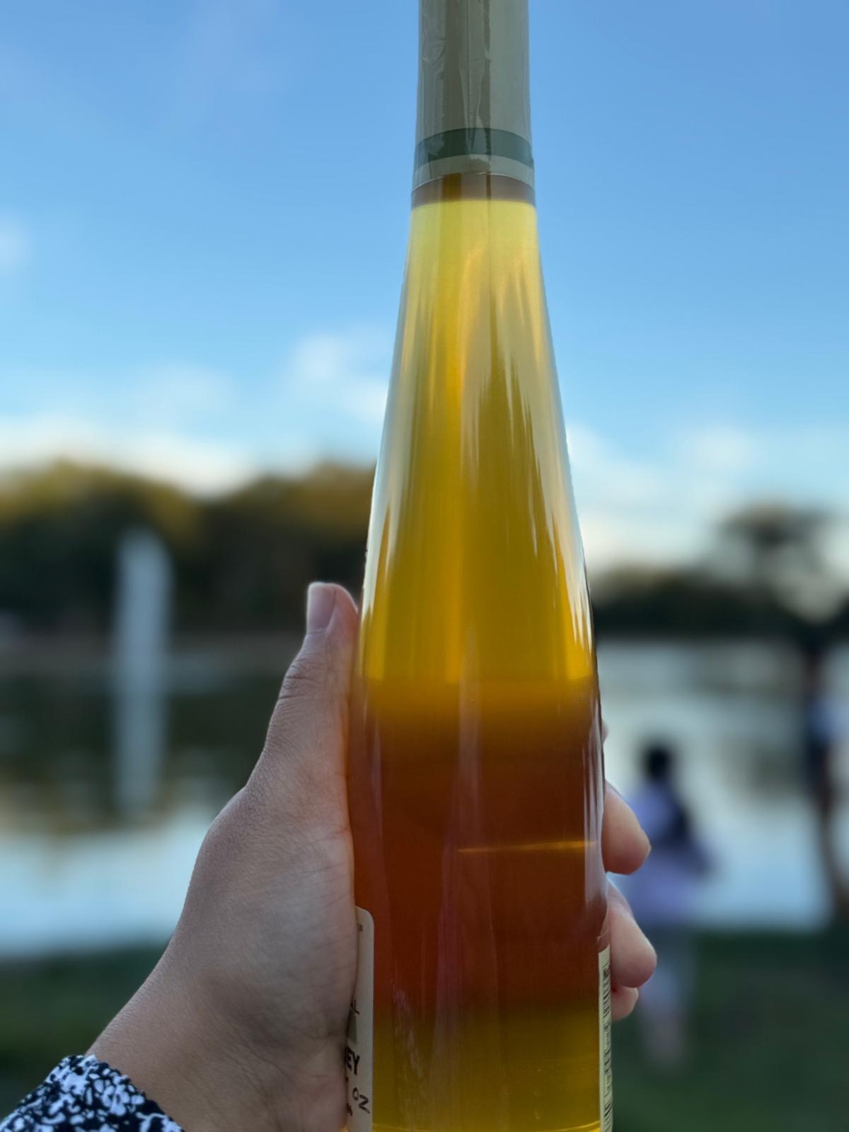 Premium quality 100% natural raw unfiltered pure (black saga) honey.20oz
