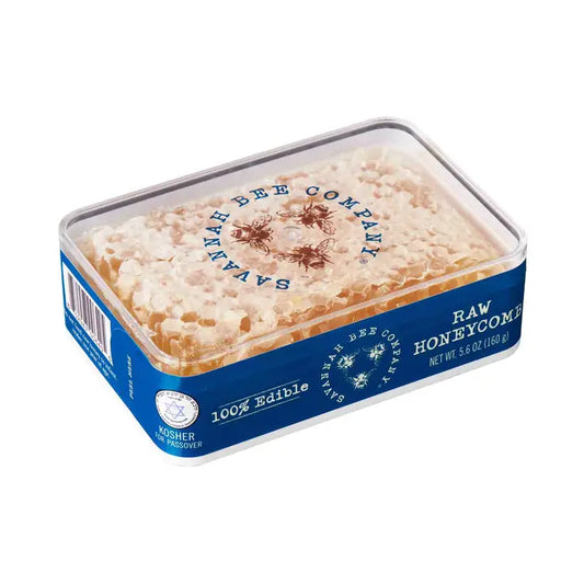 PREMIUM QULITY 100% NATURAL UNFILTERED PURE Raw Acacia Honeycomb - All Natural, Edible and Unfiltered Honeycomb - Mini 5.6 Ounce