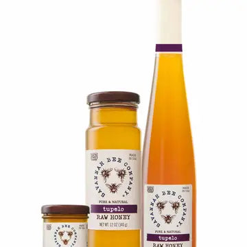 PREMIUM QULITY 100% NATURAL UNFILTERED PURE, Natural, Raw Honey Tupelo - 12OZ